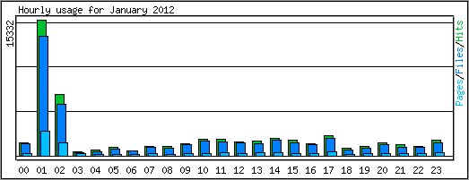 Hourly usage