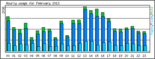 Hourly usage