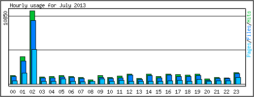 Hourly usage