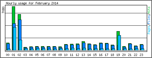 Hourly usage